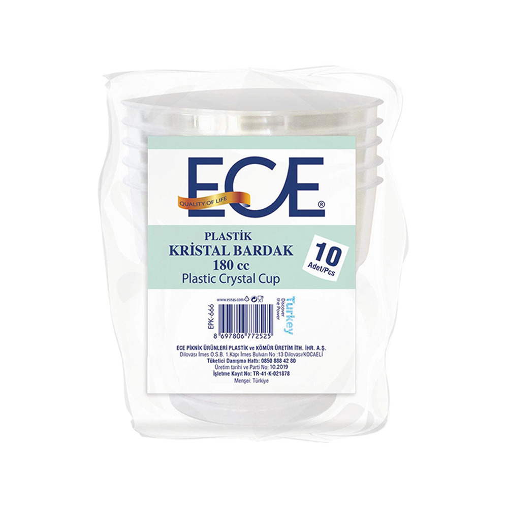 Ece Kristal Bardak 10Lu Epk-666