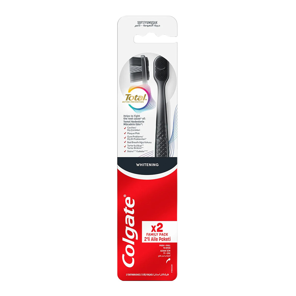Colgate Diş Fırçası Whitening 1+1'li Yumuşak