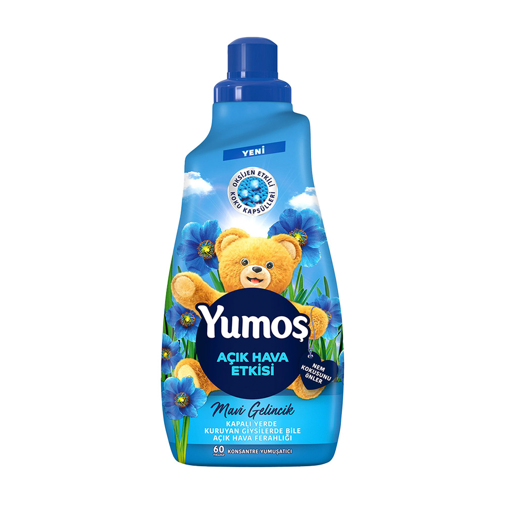 Yumoş Yumuşatıcı 1440Ml Açık Hava Etkisi Mavi Gelincik