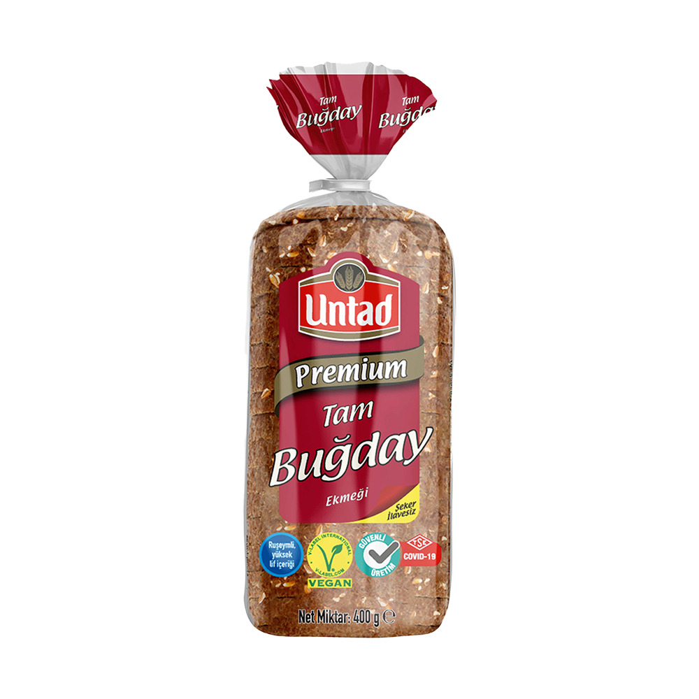 Untad Tam Buğday Ekmeği 400 Gr