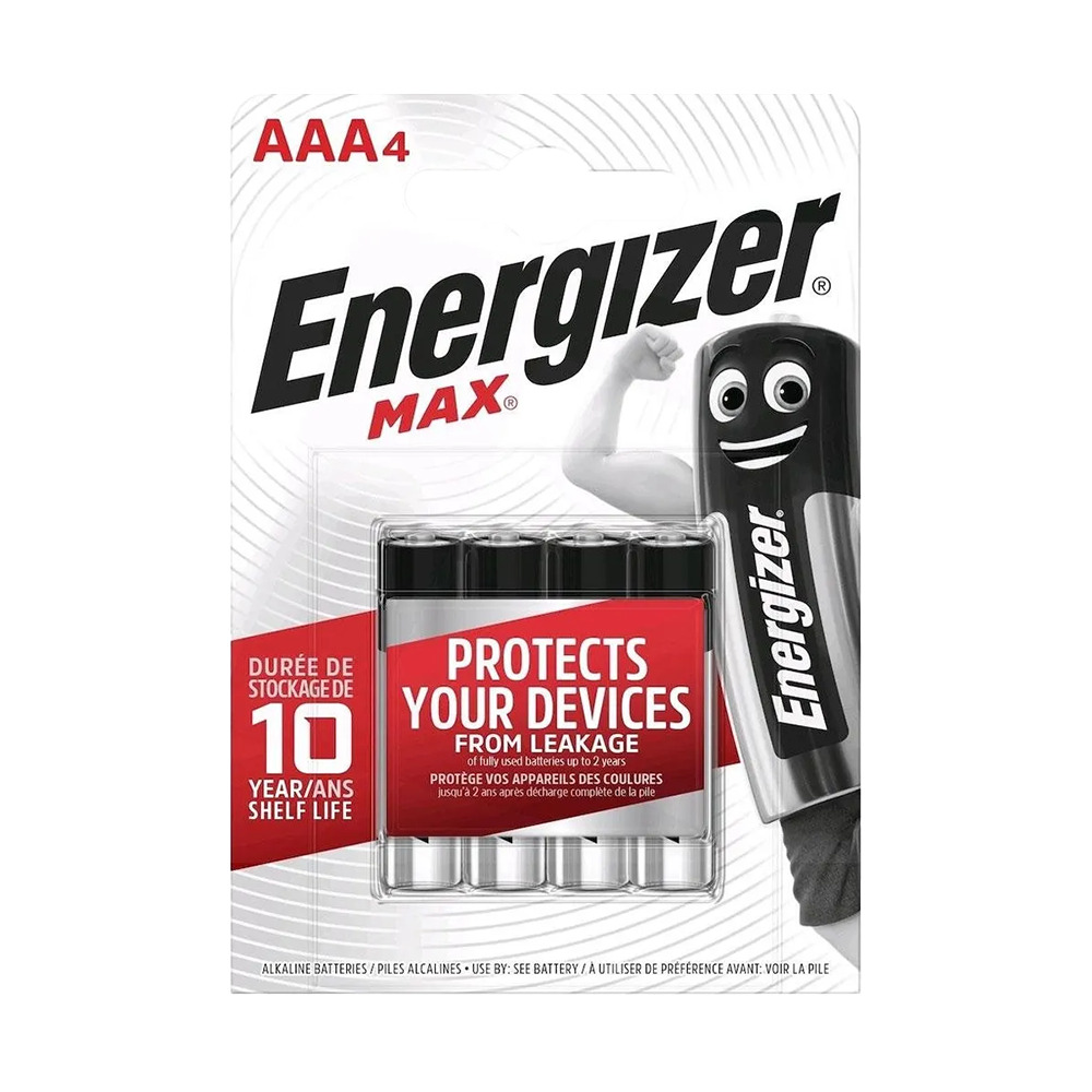 Energızer Max İnce Pil Alk AA4 4'lü