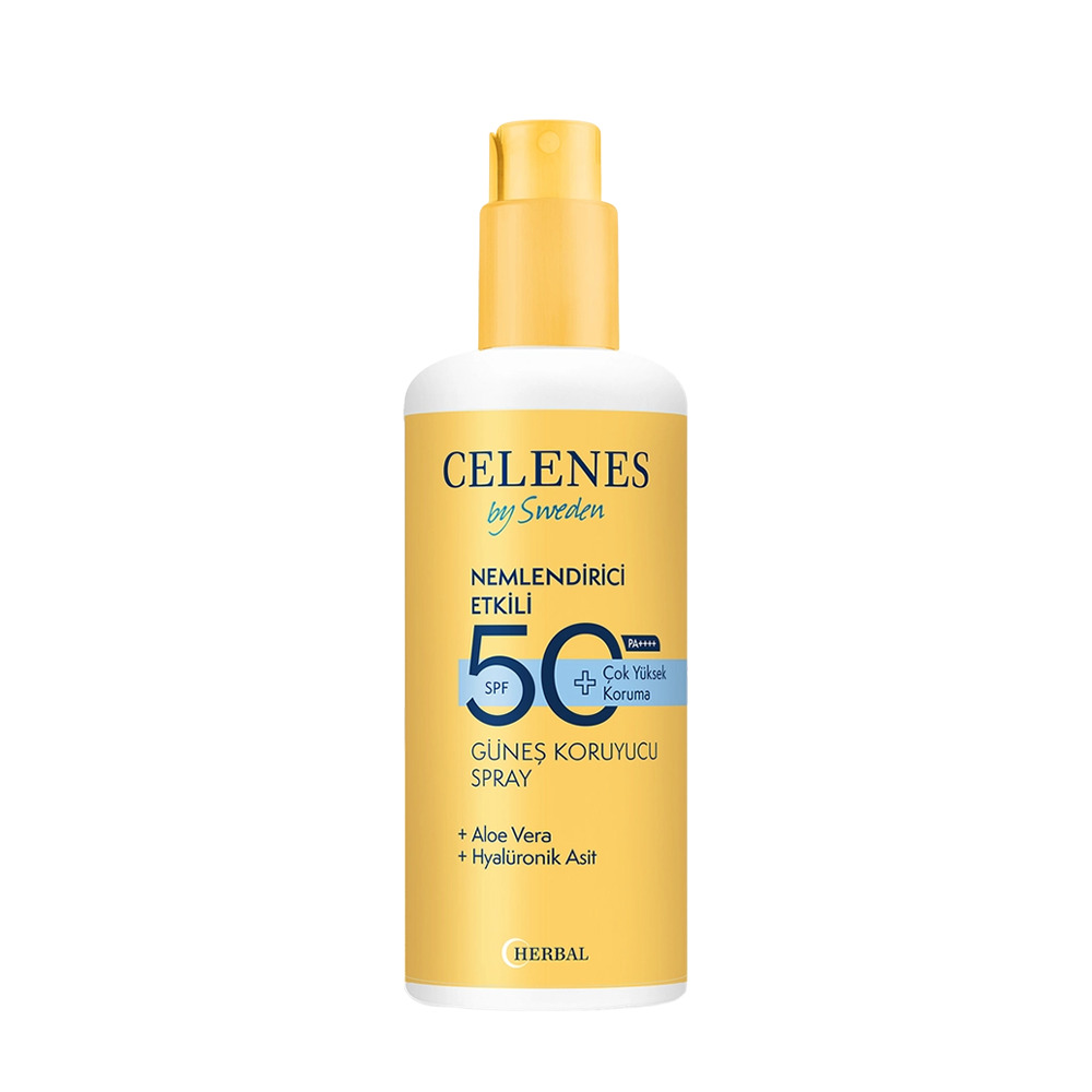 Celenes Spf50+ Güneş Koruyucu Sprey Losyon 150Ml