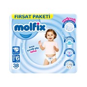 Molfİx Çocuk Bezi 38' Li No:6 Fırsat Paketi