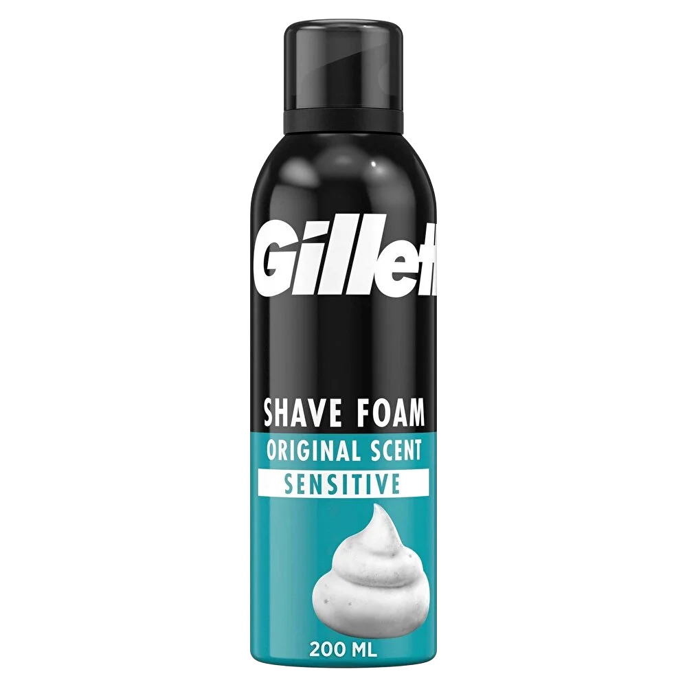 Gillette Tıraş Köpük Hassas Ciltler 200 Ml