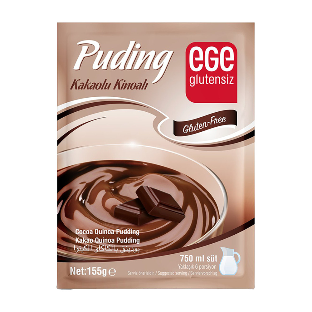 Ege Glutensız Puding Kakaolu Kinoalı 145Gr