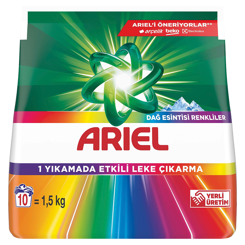 Ariel Toz Deterjan Parlak Renkler 1,5 Kg