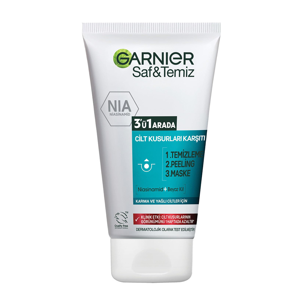Garnier Saf ve Temiz 3’ü 1 Arada 150 Ml.