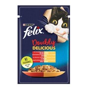 Purina Felix Sığır Et & Tavuklu Yaş Kedi Maması 85 Gr