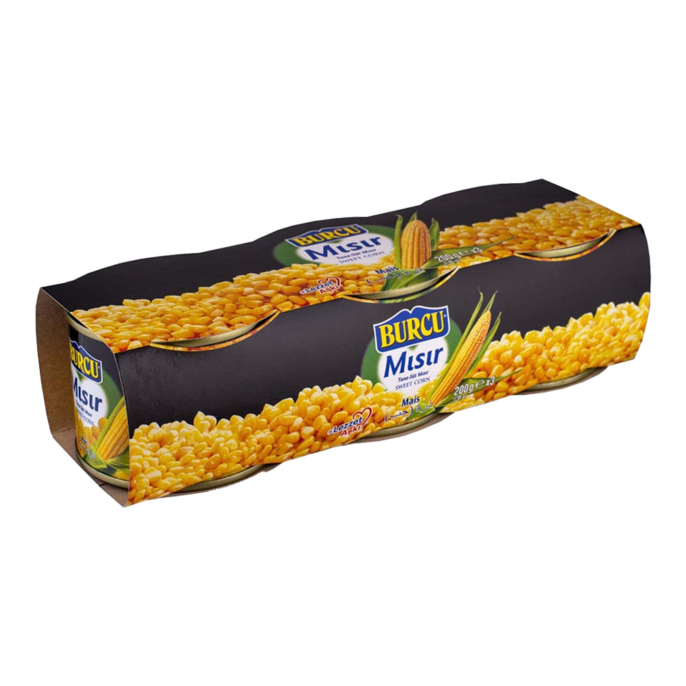 Burcu Mısır Konservesi 3X200Gr.