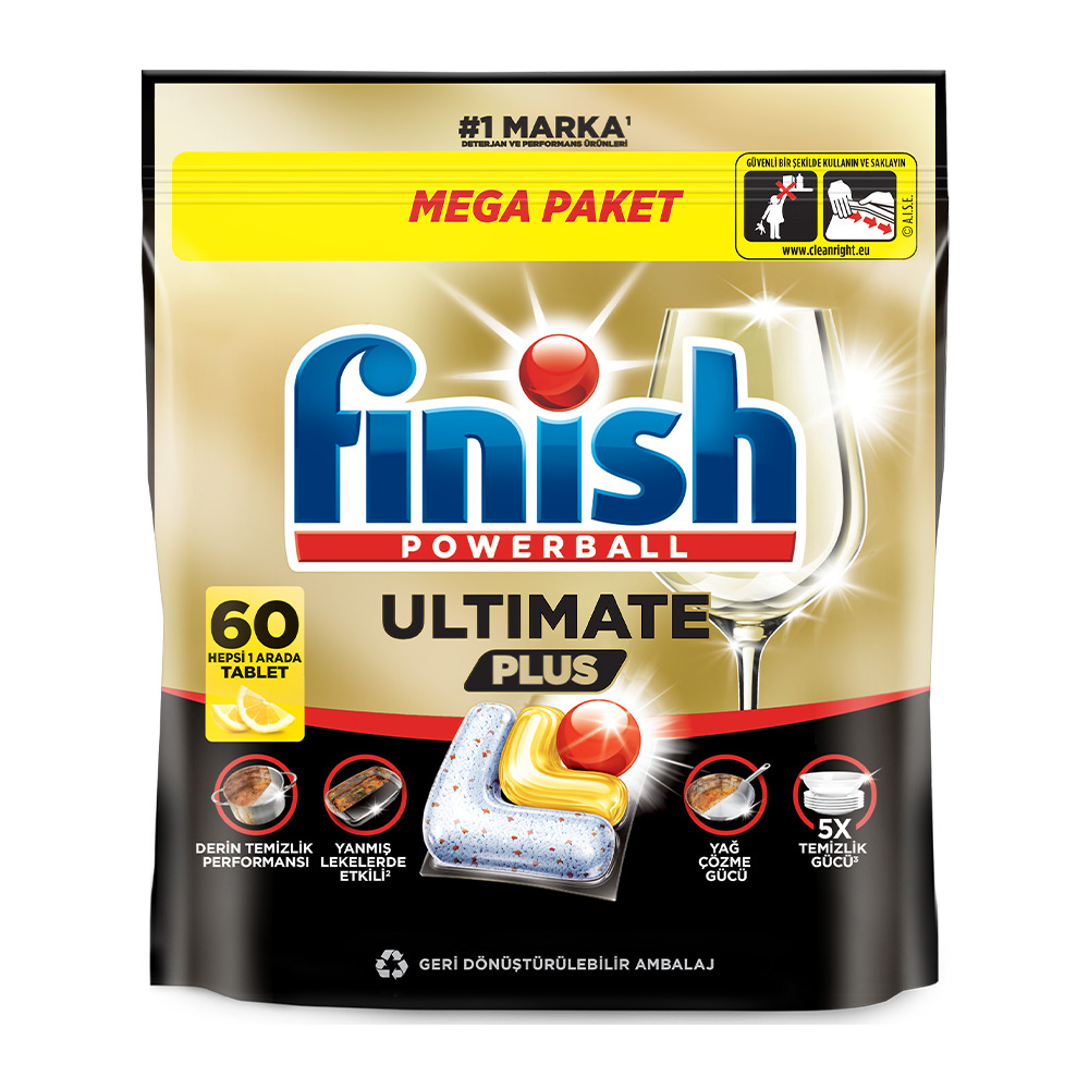 Finish Powerball Ultımate Plus Limon Kapsül 60'Lı