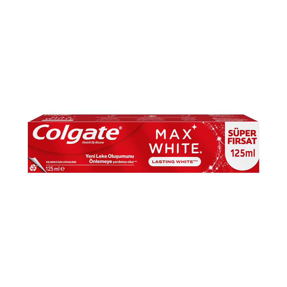 Colgate Max White Kalıcı Beyazlık Diş Macunu 125 Ml