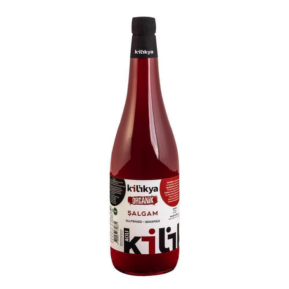 Kilikya Organik Acılı Şalgam Cam 1 Lt